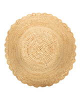 Sand Dollar - Womens Crochet Raffia Bucket Hat - alt3
