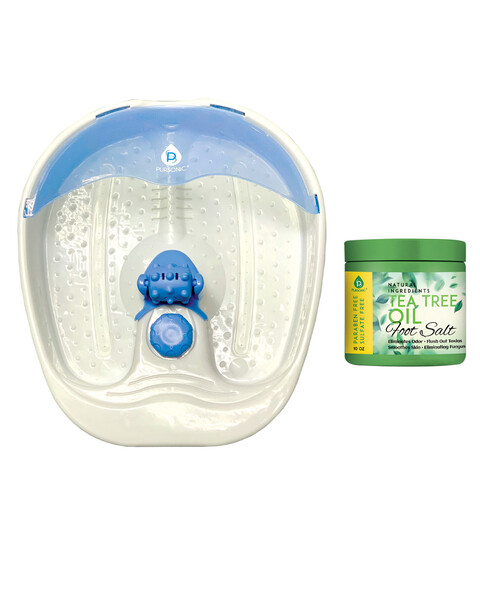 Foot Bath Spa/Massager w/ Foot Salts Included
