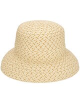 Lana - Mixed Ultrabraid Round Crown Bell Shape Hat - Natural