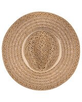 Well Crafted Fedora - Braided Hemp Fedora With Pleated Band Hat - alt5