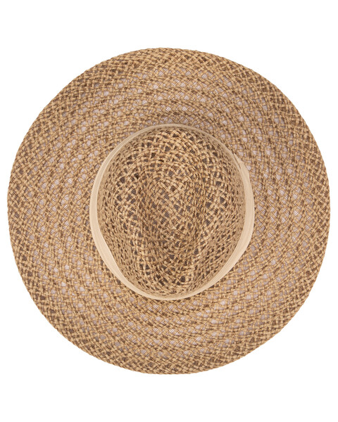 Well Crafted Fedora - Braided Hemp Fedora With Pleated Band Hat