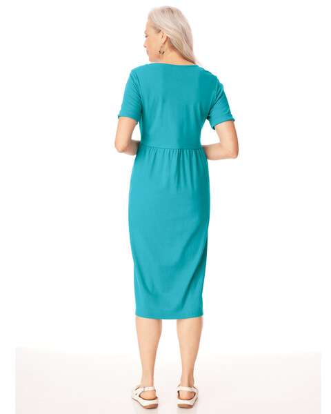 Essential Knit Scoopneck Dress with Pockets