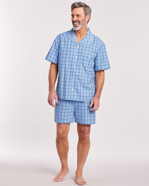 John Blair Broadcloth Sleep Shorts Set