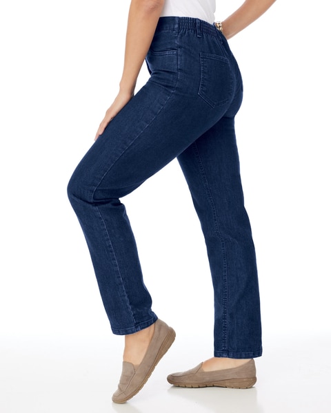 Women's Back-Elastic Jeans