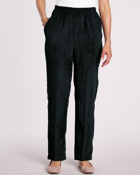 Haband Comfort Waist Corduroy Pants