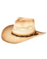 Down To Earth - Woven Paper Cowboy Hat - Toast