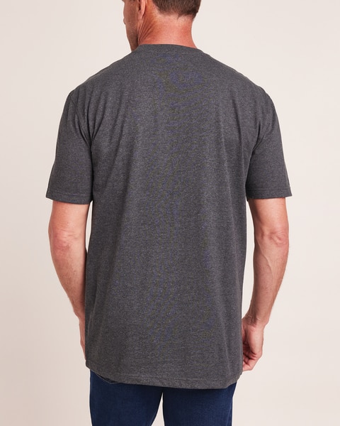 John Blair Everyday Jersey Knit Short-Sleeve Two-Pocket Tee