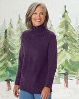 Cozy Cables Mockneck Sweater