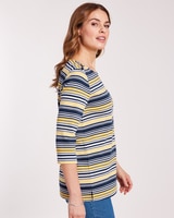 Essential Knit Button-Trim Top - alt2