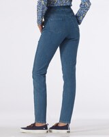 Liberty Knit Denim Slim Pull-On Jeans - alt2