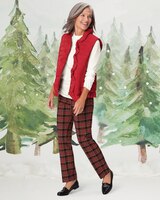 Ruffle-Trim Quilted Vest - alt2