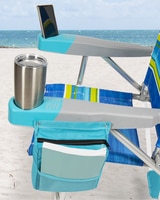 RIO Beach 4-Position 17 inch Tall Beach Chair - Stripe - alt5