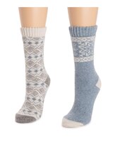 MUK LUKS Wool Socks 2pr - alt3