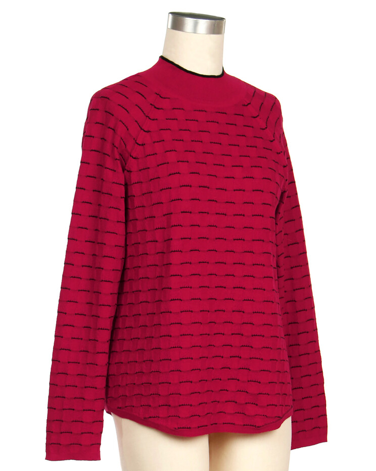 Southern Lady Long Sleeve Leslie Mock Neck Sweater | Blair