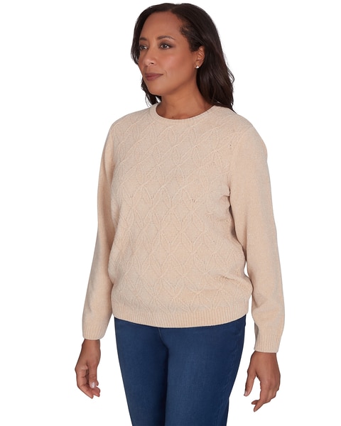 Alfred Dunner® Classics Classic Chenille Pullover Sweater