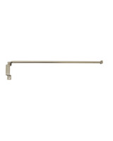 Brent Innovative Swing Arm Curtain Rod - Brushed Nickel