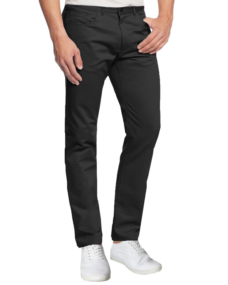 Galaxy By Harvic Men's 5-Pocket Ultra-Stretch Skinny Fit Chino