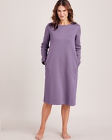 Better-Than-Basic Fleece Lounger - Dusty Plum