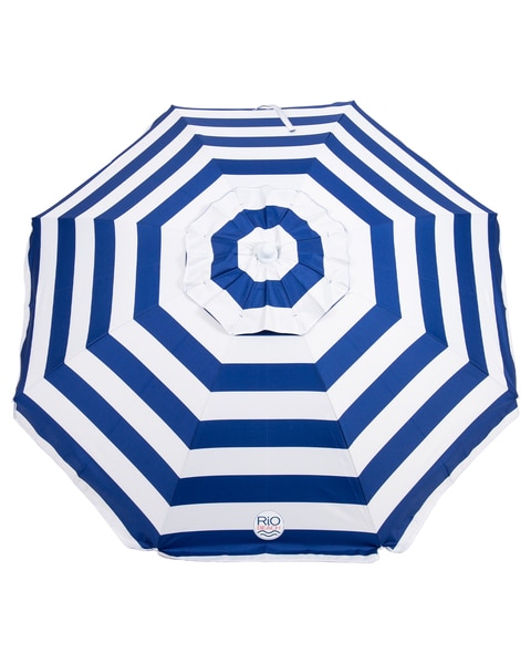 RIO Beach 6 ft. Beach Umbrella with Integrated Sand Anchor