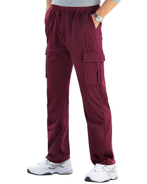 Haband Men’s Comfort Knit Cargo Pants