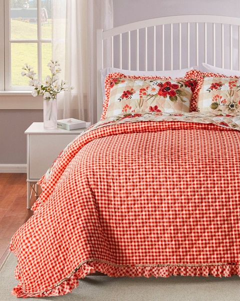 Greenland Home Fashions Wheatly Quilt Set