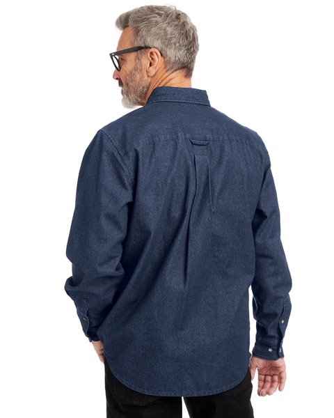 JohnBlairFlex Long-Sleeve Denim and Twill Shirt