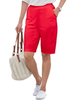 Everyday Knit Pull-On Shorts - Tomato