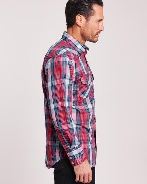 John Blair Long-Sleeve Snap-Front Shirt