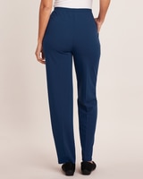 Care Free Stretch Knit Crepe Pants - alt2