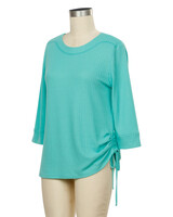 N Touch After All 3/4 Sleeve Solid Top - alt2