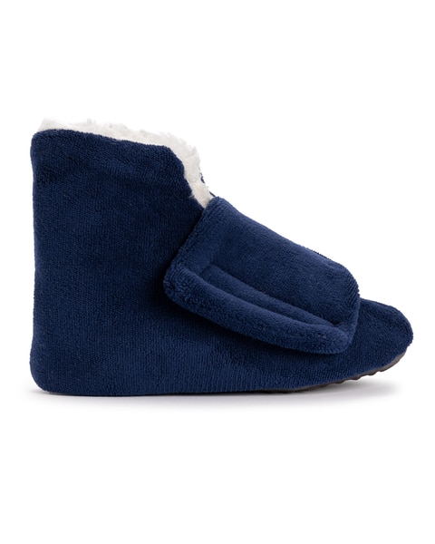 MUK LUKS Soft Ones Women's Adjustable Bootie-Micro Terry Slippers