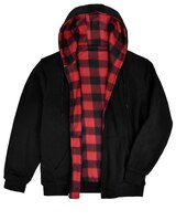 Victory Reversible Fleece Hoodie - Black/Red