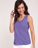 Stretch Tank Top - Dahlia Purple