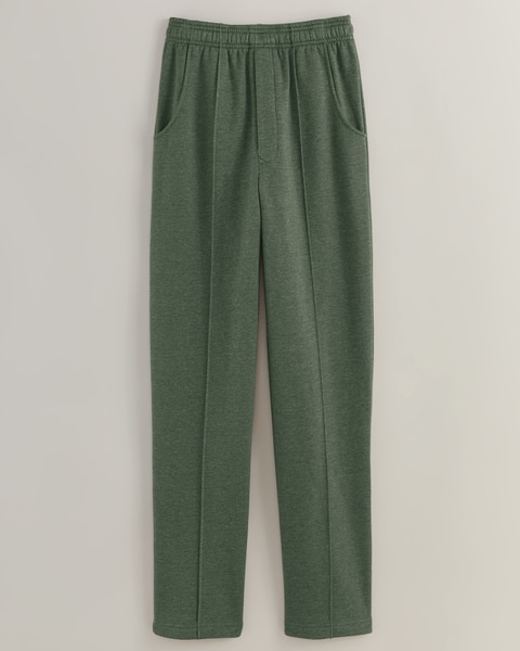 John Blair® Supreme Fleece Stitched-Crease Sweatpants