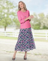 Layered Floral Skirt - alt2