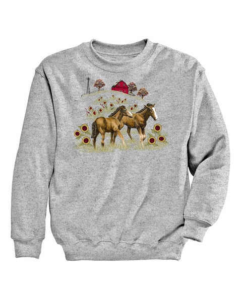 Sunflower Colts Graphic Sweatshirt