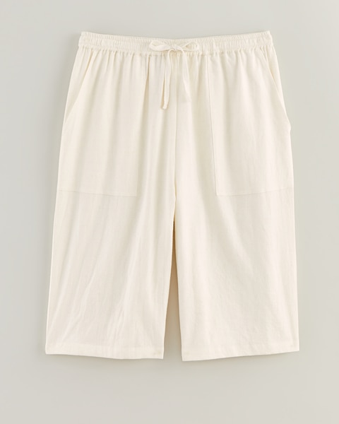 Linen Blend Shorts