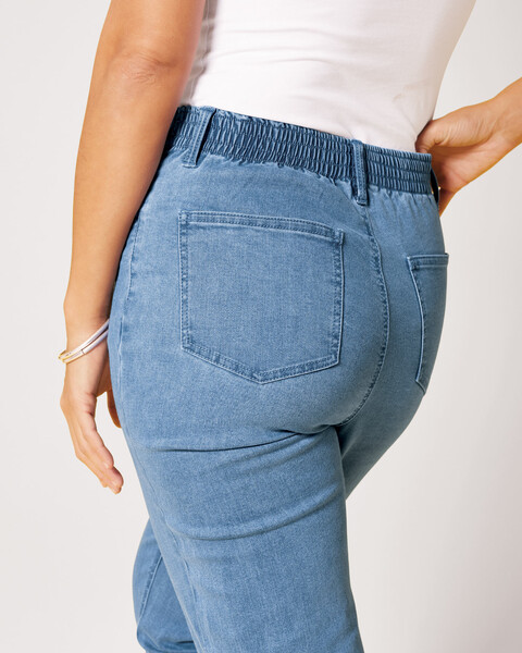 DenimEase Back-Elastic Jeans