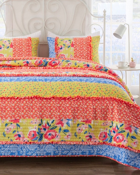 Greenland Home Fashions Skylar Quilt Set