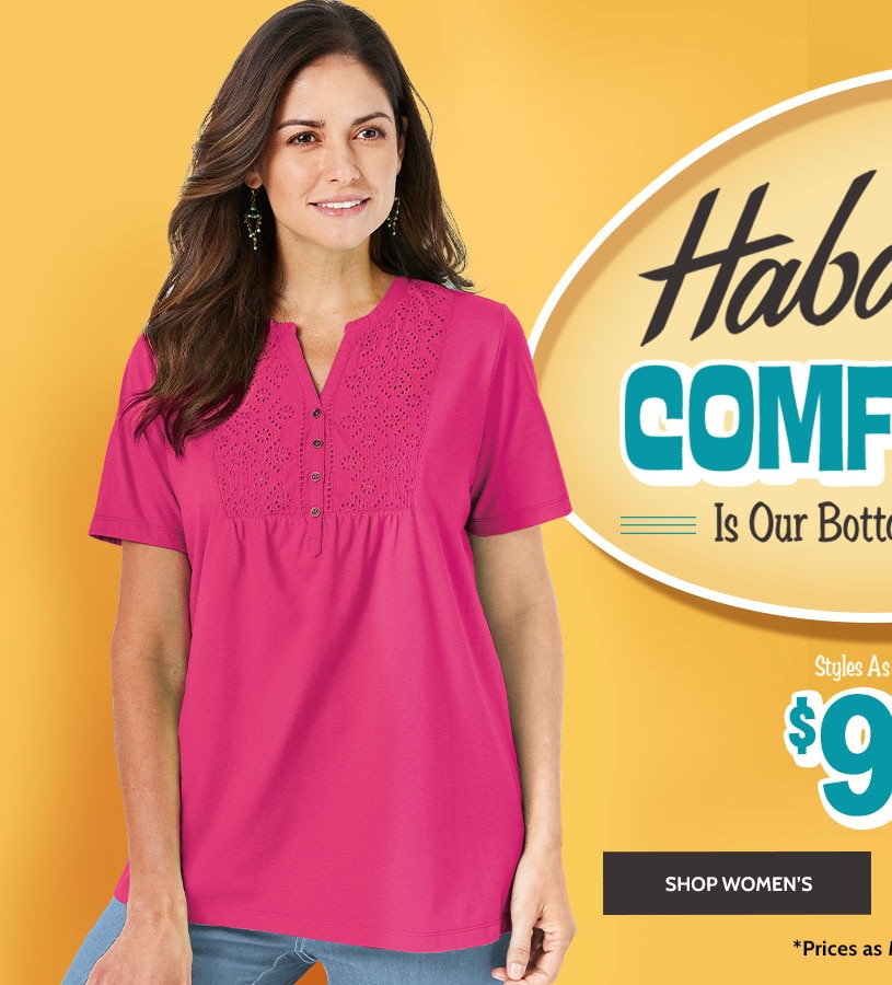 Haband Comfort is our Bottom Line! Styles as low as $9.99. Shop Men's