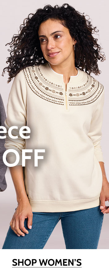 fleece 25% off shop women's