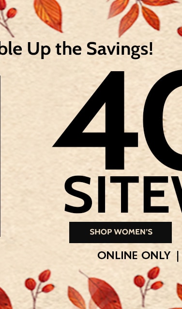 40% off sitewide! shop women's *code: B4PJQ | online only | exclusions may apply.