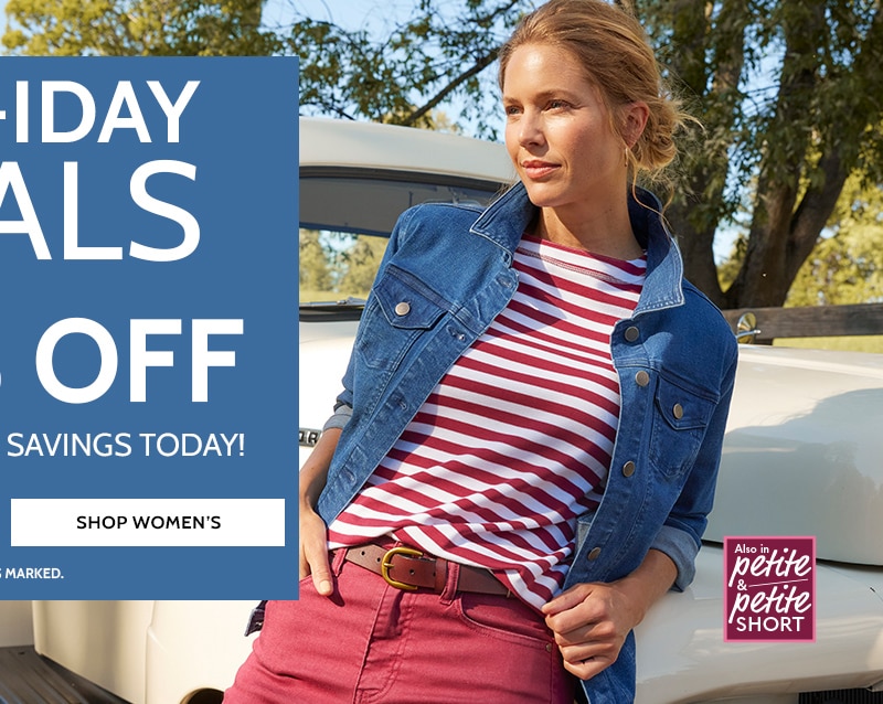 fall-iday deals up to 50% off fall into great savings today! shop women's prices as marked