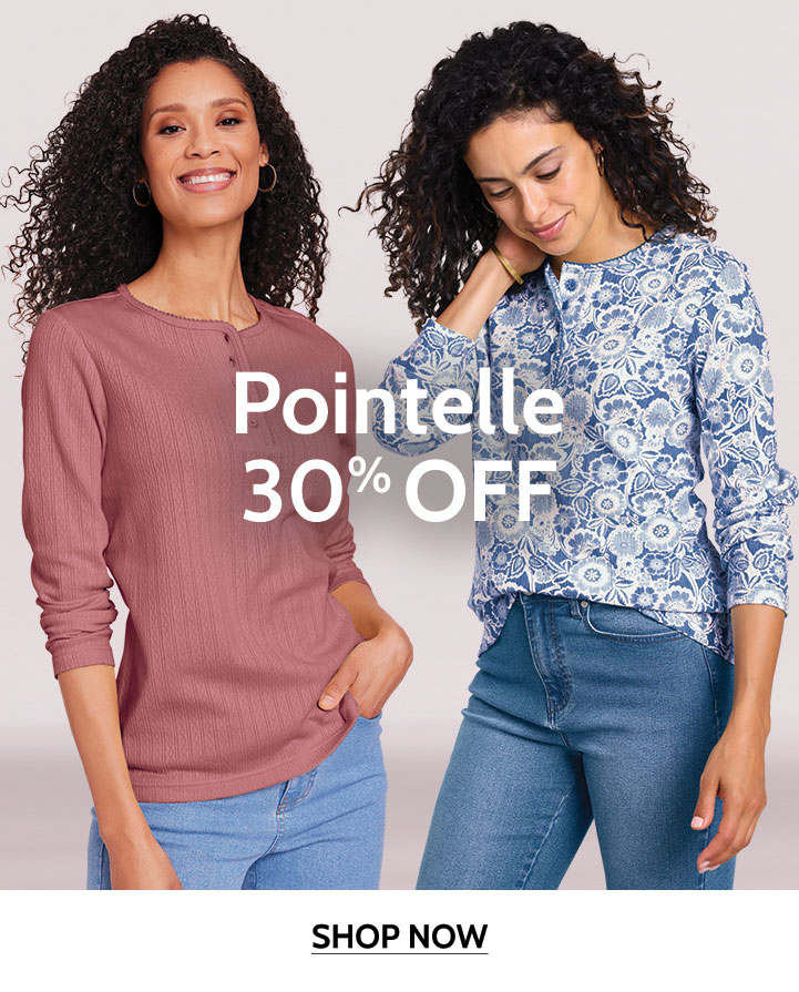 pointelle 30% off shop now