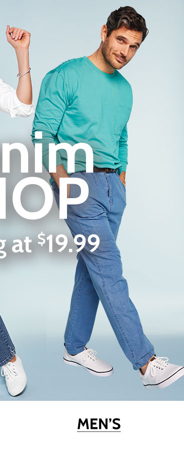 denim shop starting at $19.99 men's