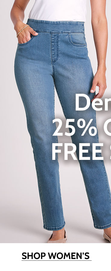 denim 25% off shop women's