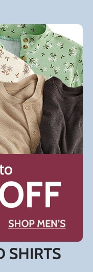 up to 50% off shop men's tops and shirts