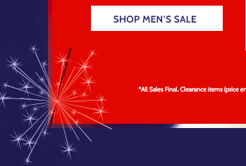 a firecracker of a sale! up to 70% off sale & clearance up to 80% off clearance when you take an extra 20% off* *all sales final. clearance items (price ending in $.97) cannot be returned or exchanged. shop women's clearance prices as marked