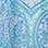 Ruby Rd® Bali Blue Knit Paisley Top Lace