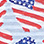 Alfred Dunner® All American Flag Hearts Three Quarter Sleeve Shirt